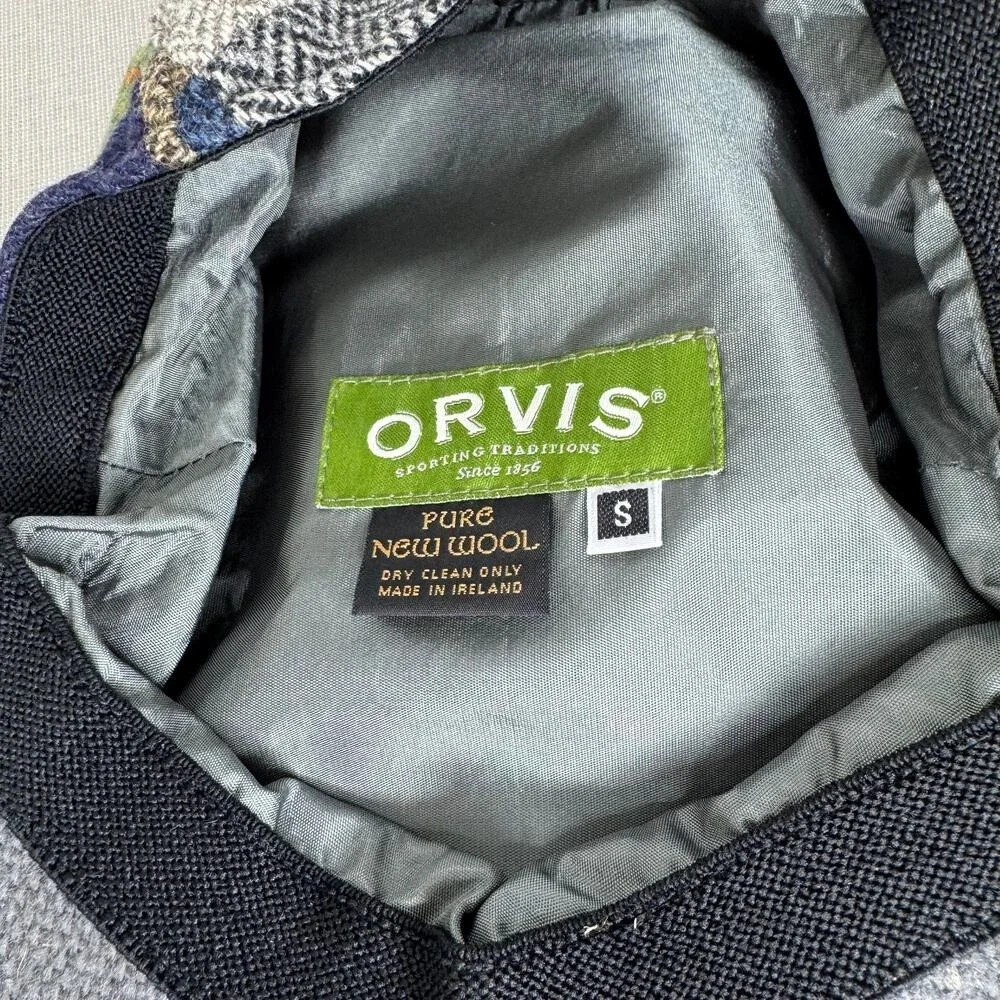 Orvis wool patchwork‎ newsboy hat